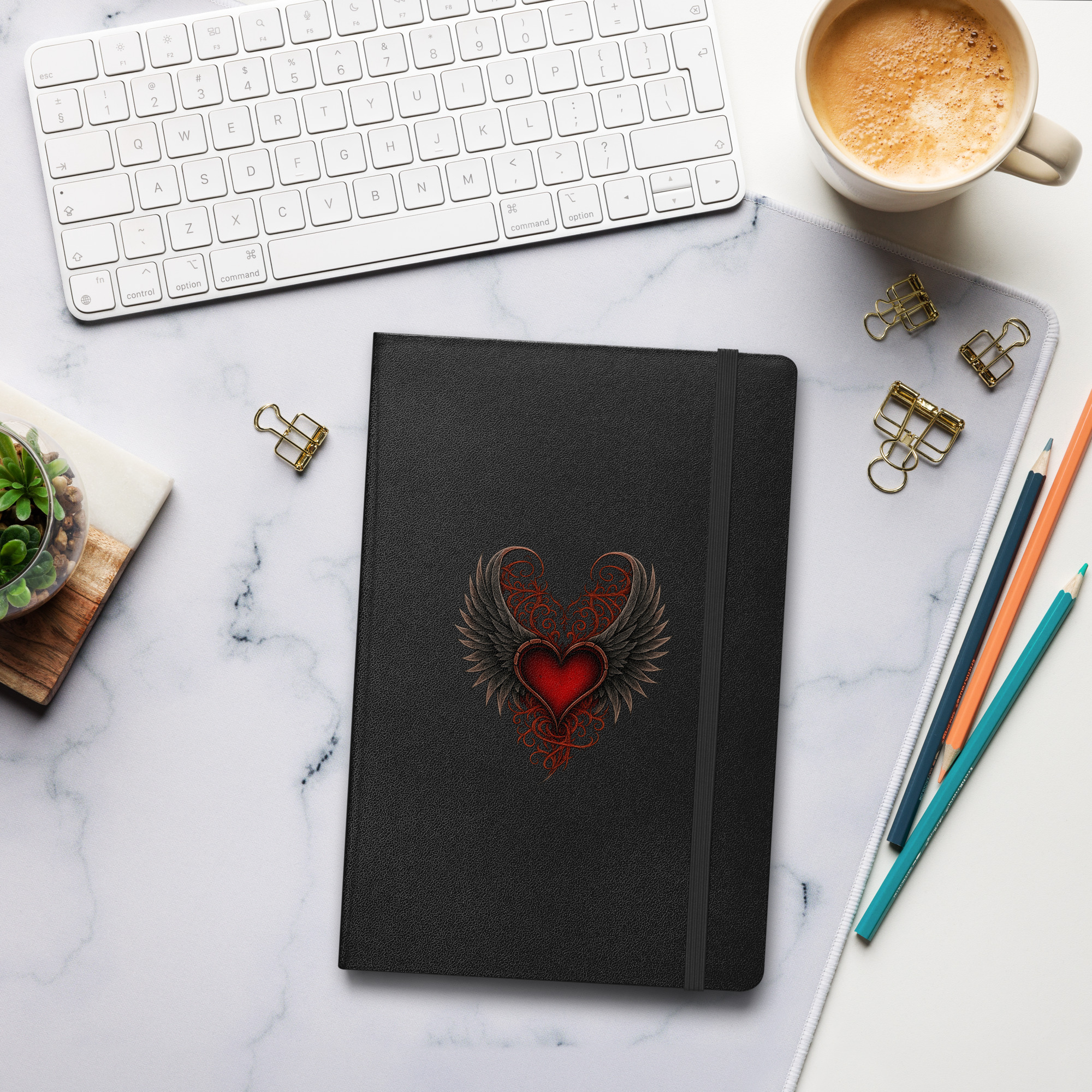 Heart of the Fallen Hardcover Notebook