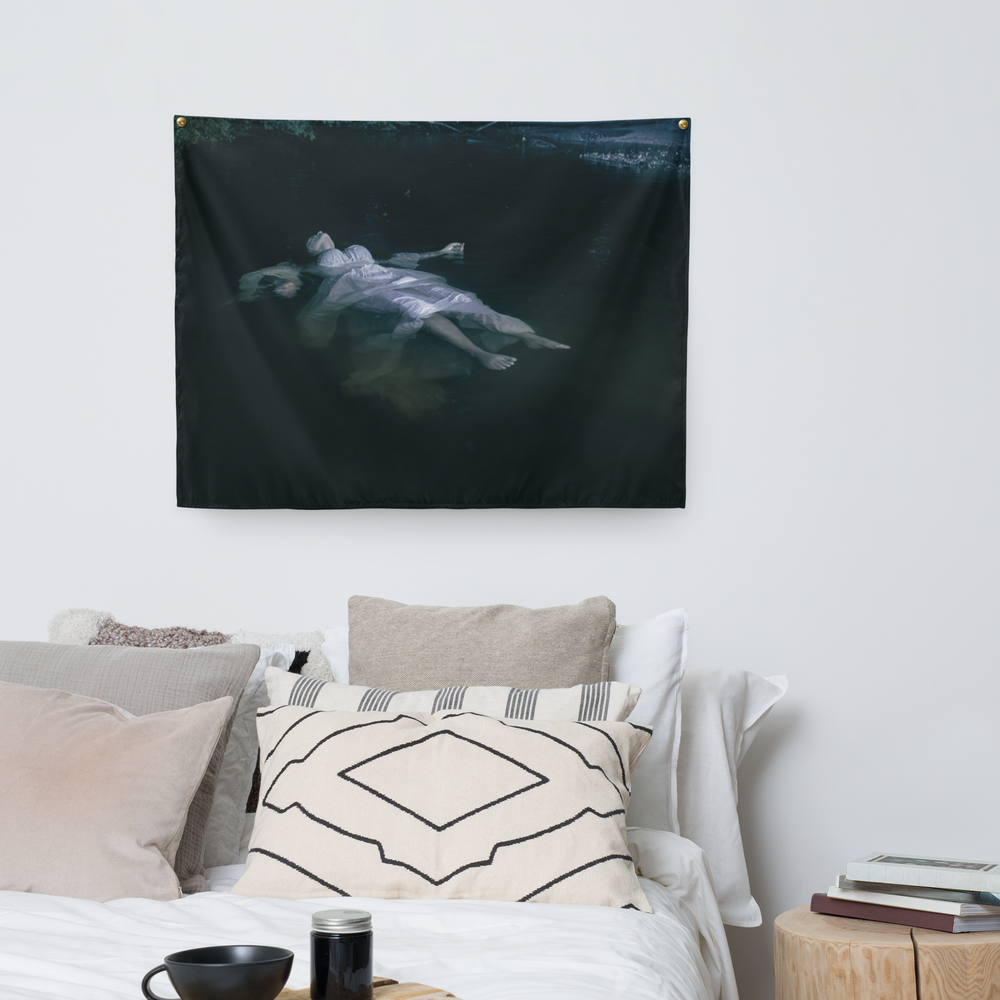 Drown, Ophelia Indoor wall tapestry