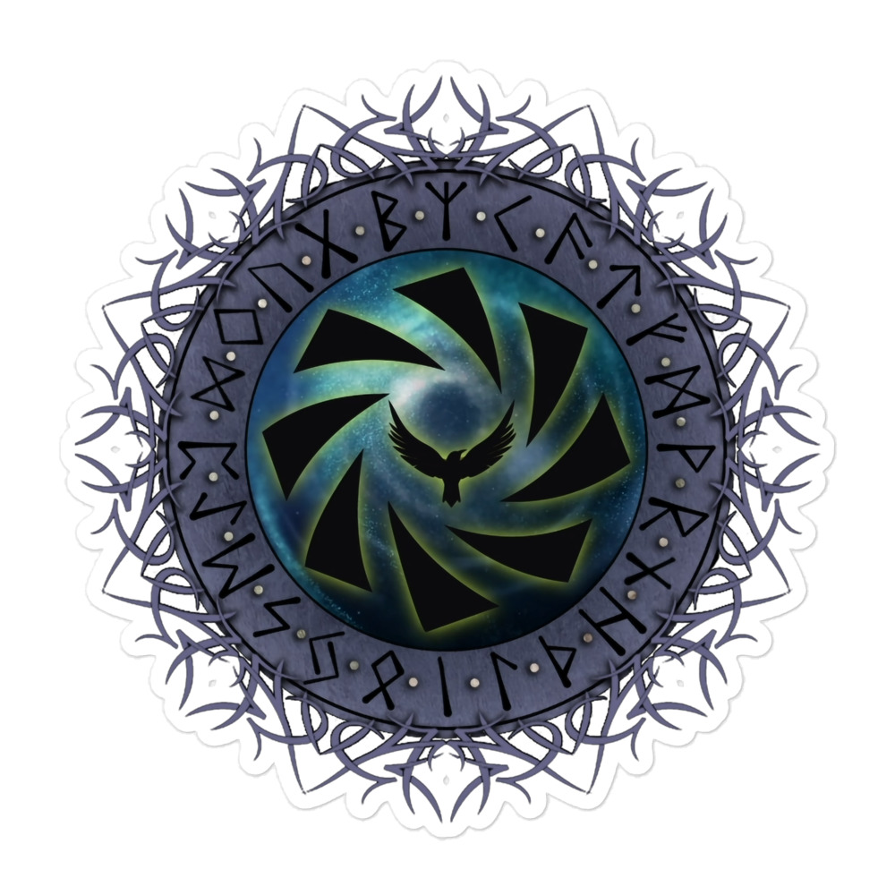 RavensTale Runic Portal Bubble-free stickers
