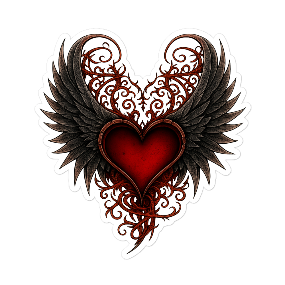 Heart of the Fallen Sticker