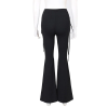 Shadowbound Lace-Up Flared Trousers