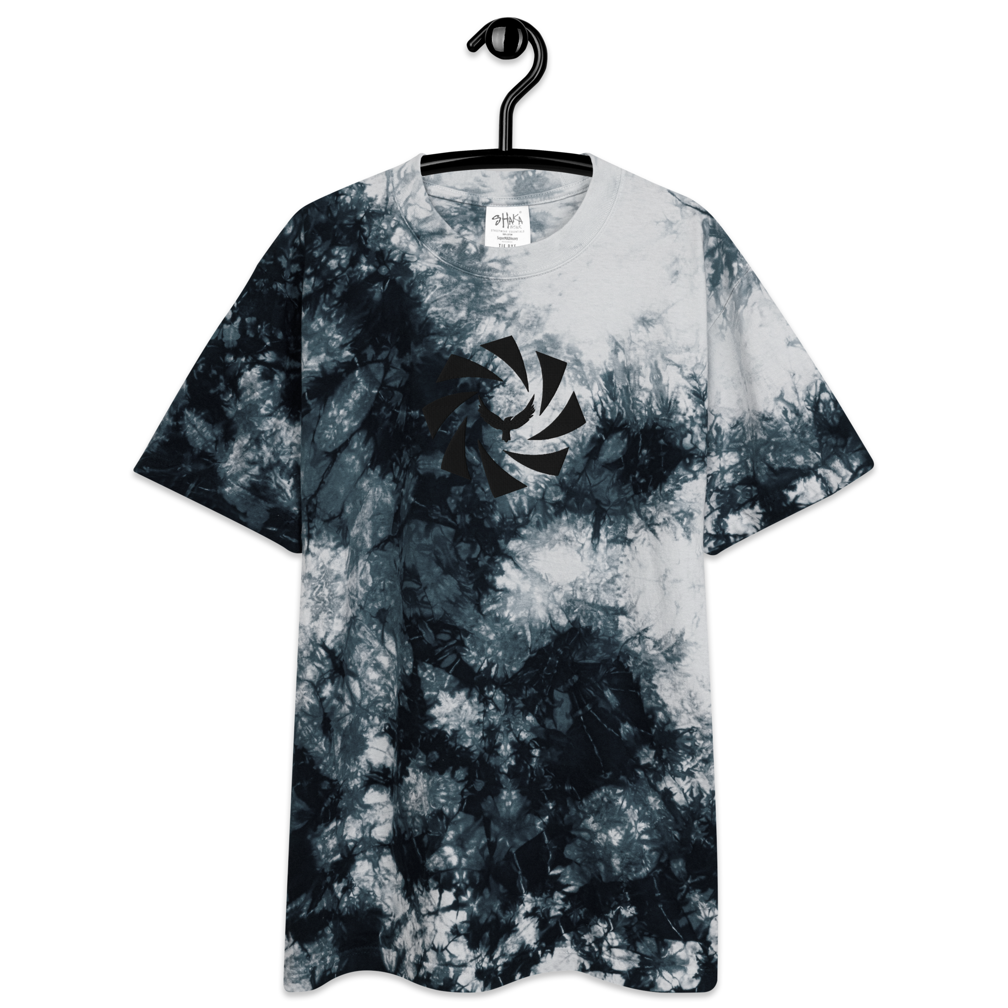 Raven & Aperture Oversized tie-dye t-shirt