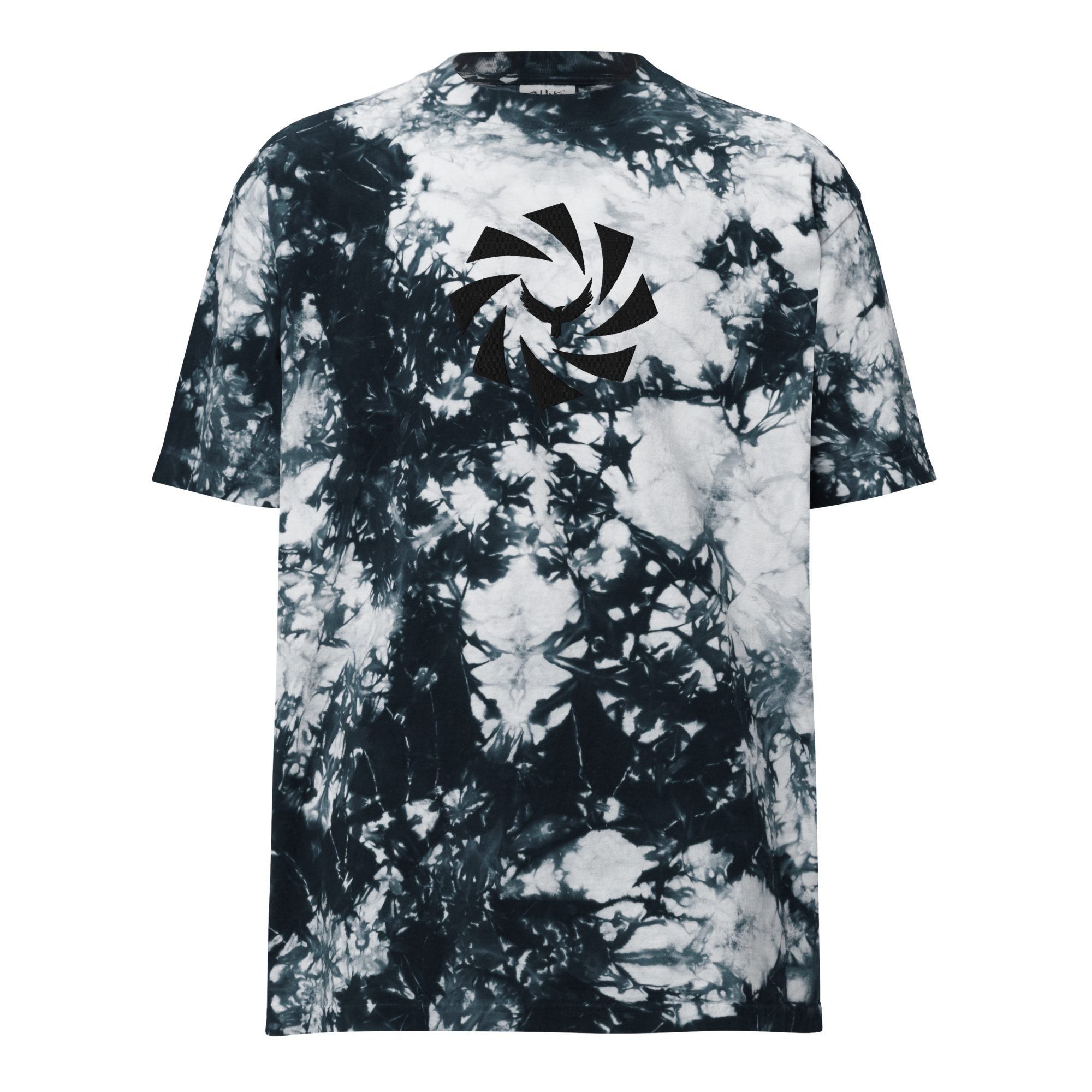 Raven & Aperture Oversized tie-dye t-shirt