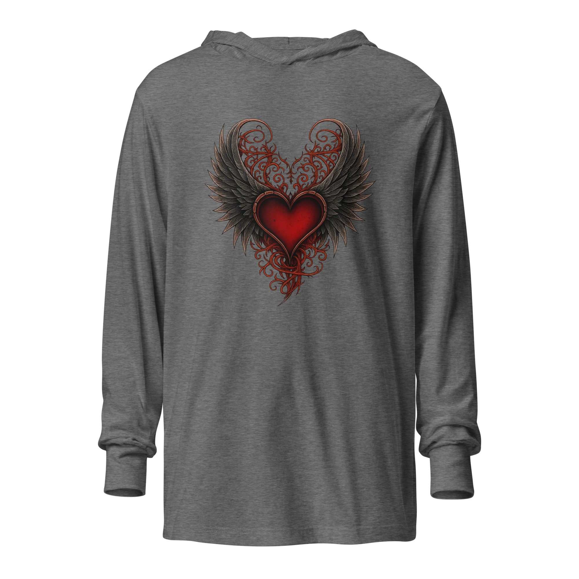 Heart of the Fallen Hooded Long-Sleeve Tee