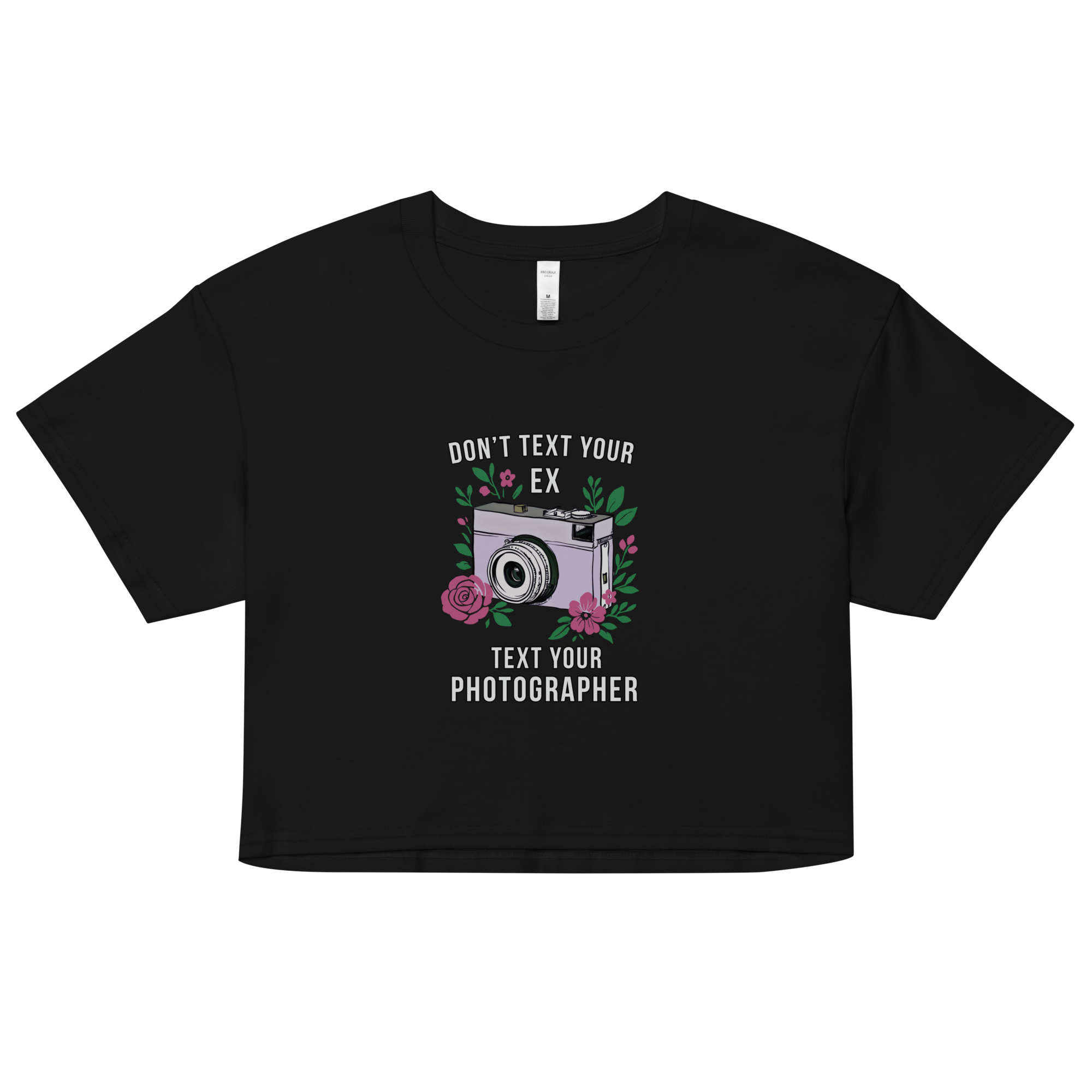 "Don't Text Your Ex" Women’s crop top