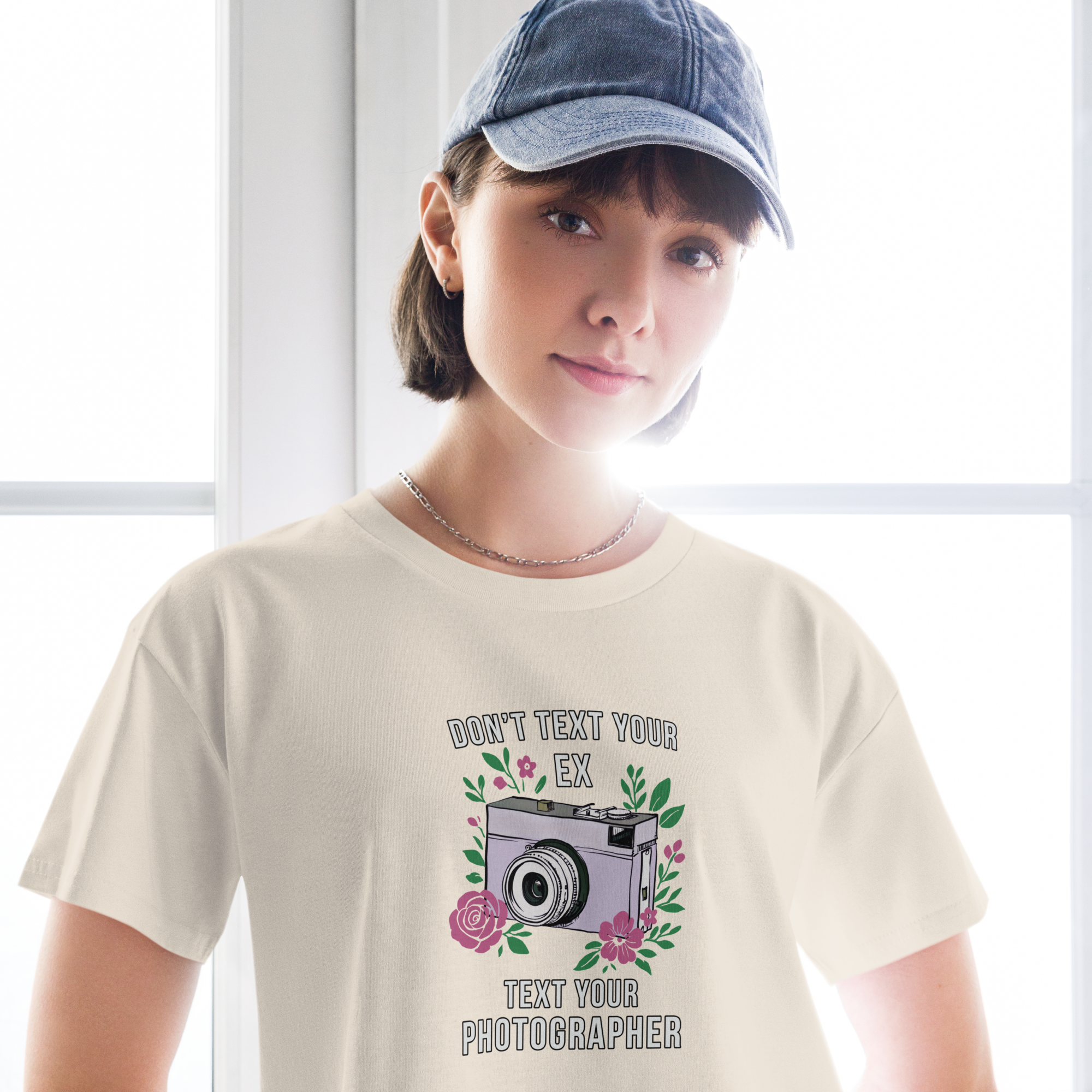 "Don't Text Your Ex" Women’s crop top