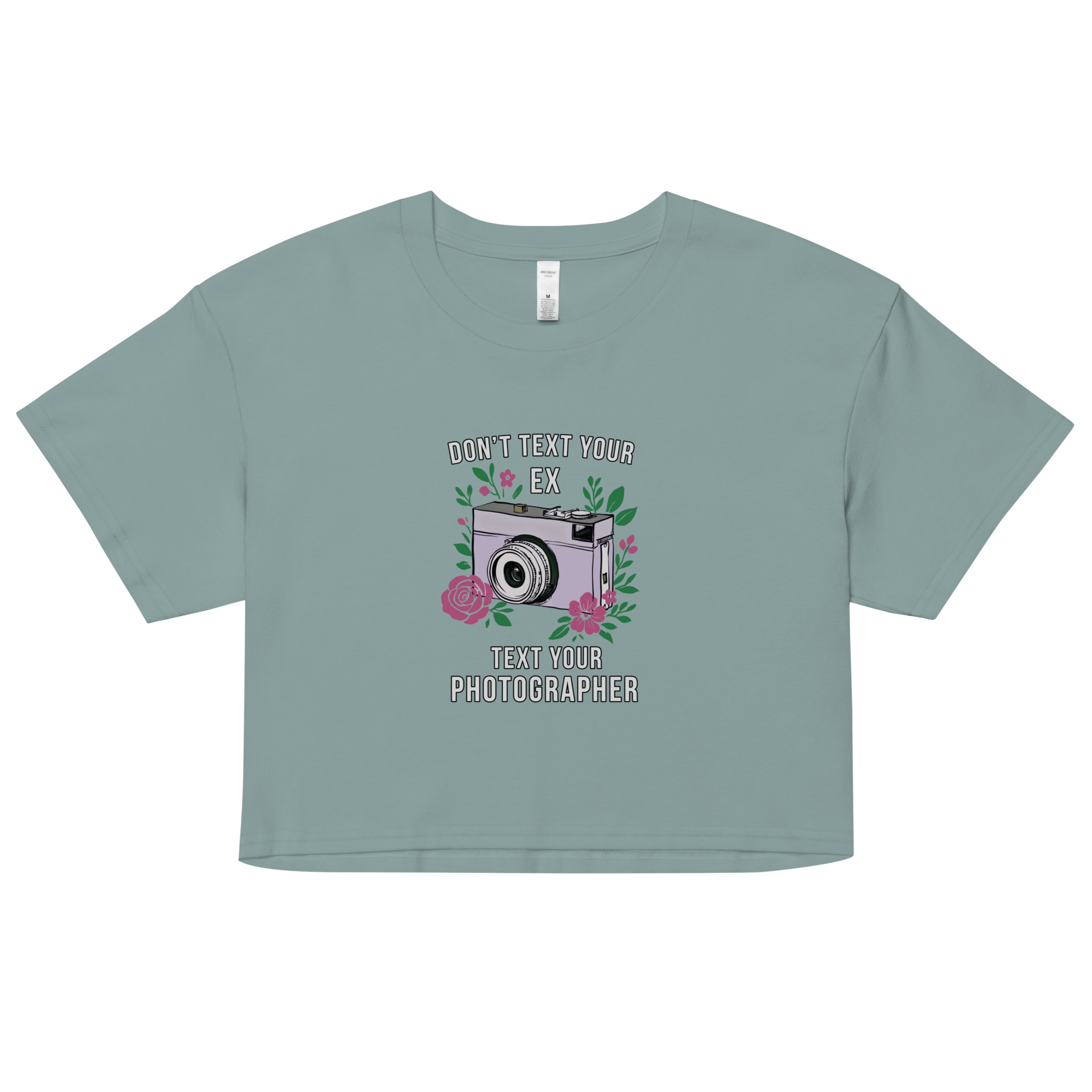 "Don't Text Your Ex" Women’s crop top