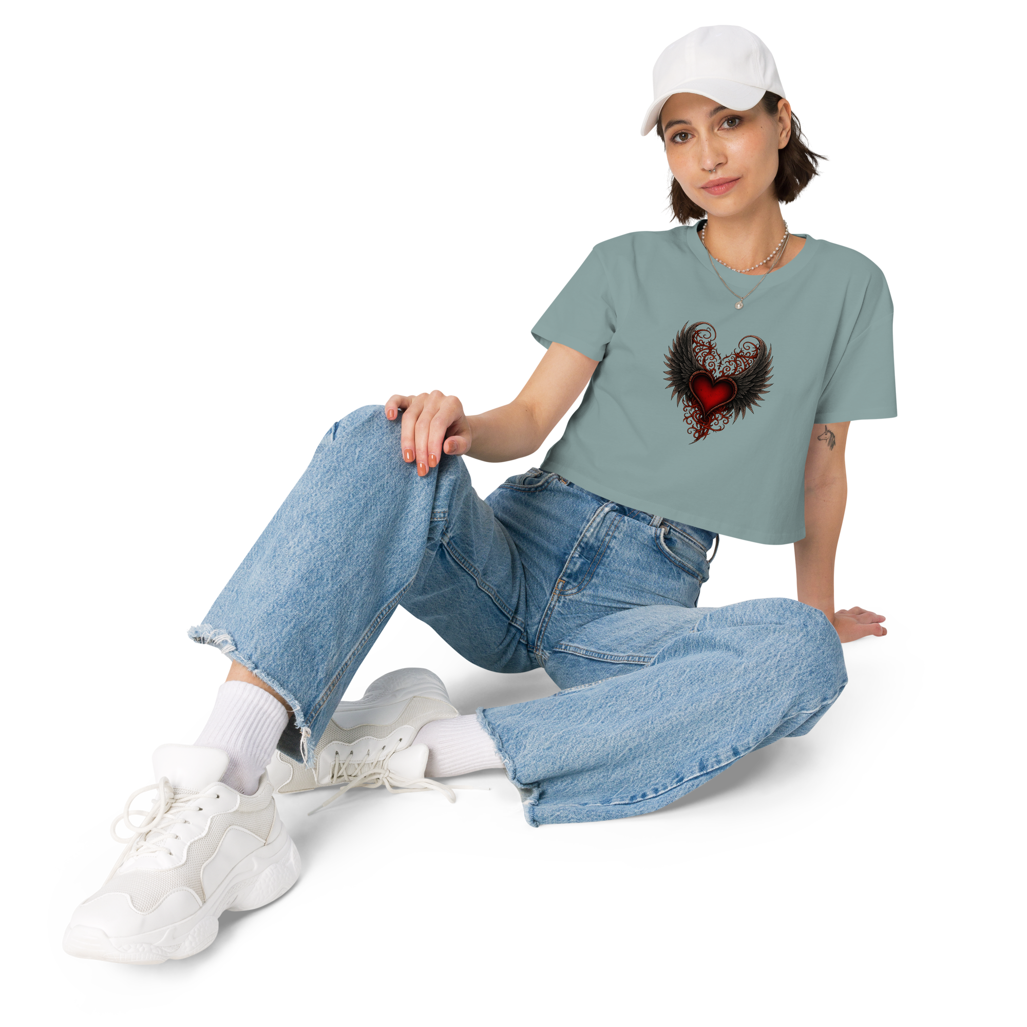 Heart of the Fallen Women’s Crop Top