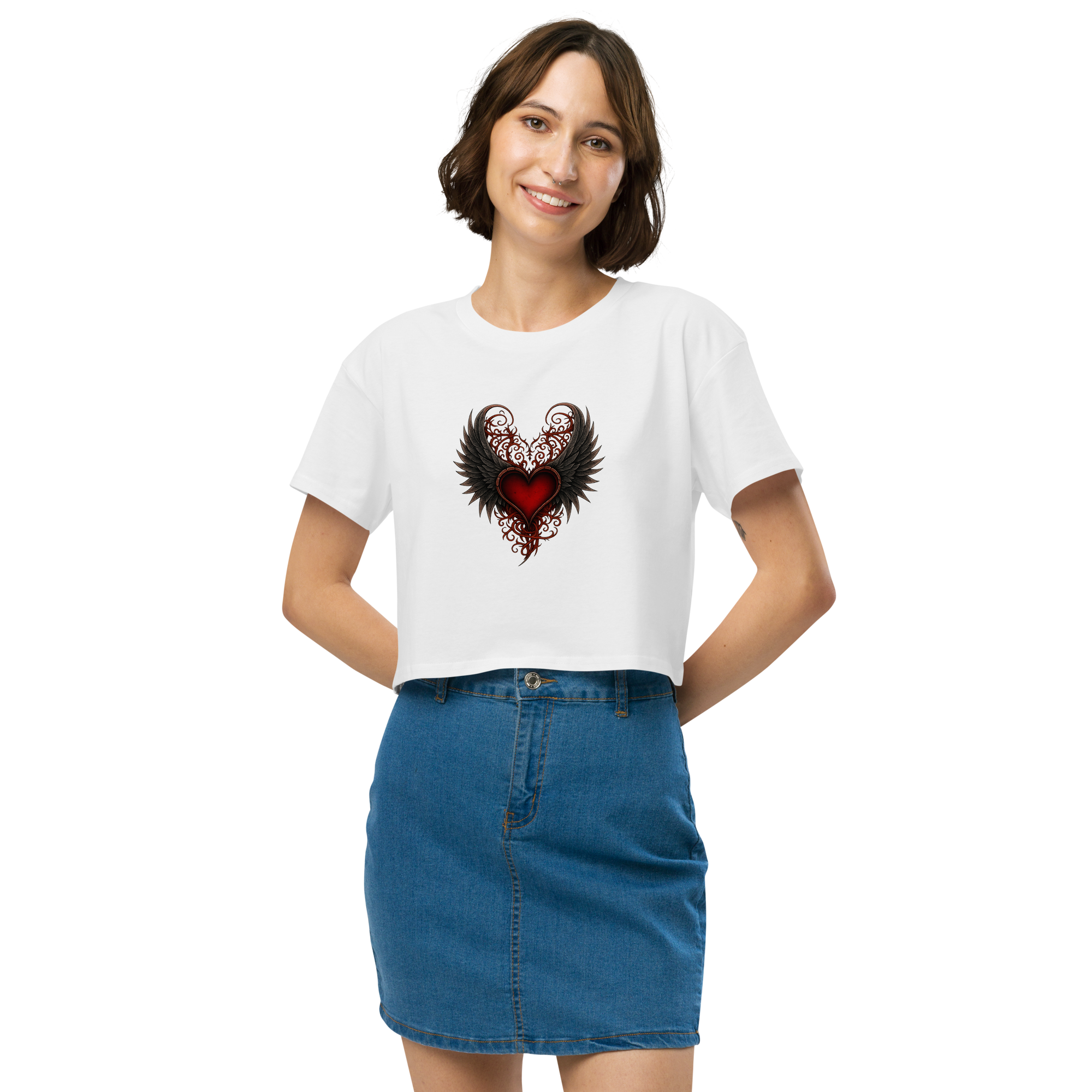 Heart of the Fallen Women’s Crop Top